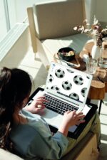 PREMZO Lap Tray Football Soccer with Soft Cushion Bean Bag Lap Tray Portable Lightweight Home Laptop TV Dinner Drinks Food Breakfast Football Soccer Lover