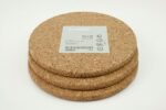 Ikea HEAT Trivet - 19 x 1 CM Round Cork Coaster Mat, Heat Resistant