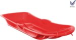 Heavy duty large plastic sledge with rope winter outdoor snow kids toboggan sled