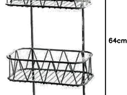 HOMION Over Shower door Screen Caddy Hanging Bathroom Organiser Shower Rack Storage Tidy