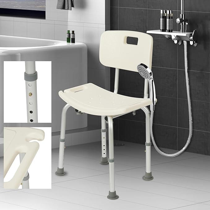 Rectangular stool with backrest: W51 x D31 x H88cm(Including backrest/adjustable)