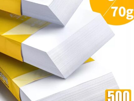 A4 Ream Paper A4 70 GSM 1 Ream 500 Sheets White Multifunction Laserjet Inkjet Printer Paper Office Home Smooth Printing Paper Thick Strong Quality Paper