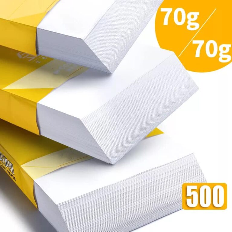 A4 Ream Paper A4 70 GSM 1 Ream 500 Sheets White Multifunction Laserjet Inkjet Printer Paper Office Home Smooth Printing Paper Thick Strong Quality Paper